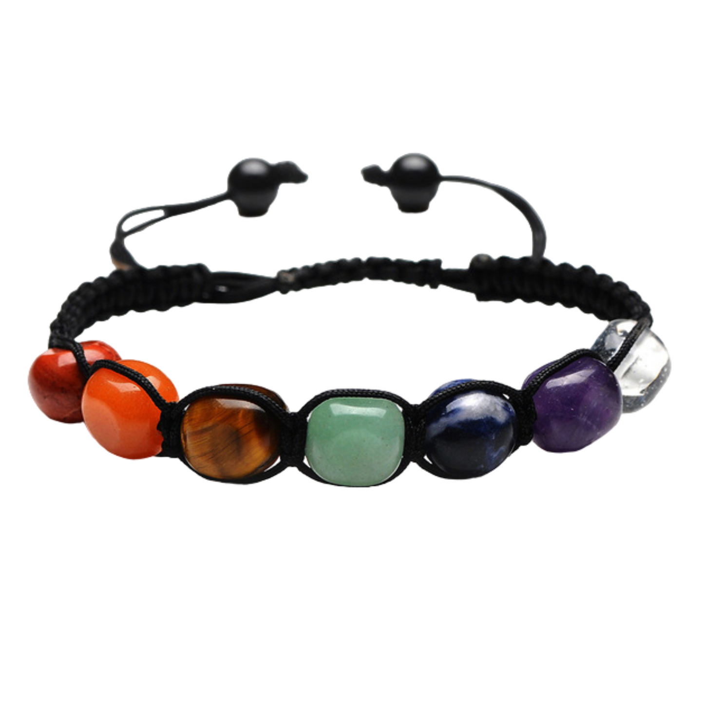 PULSERA 7 CHAKRAS DE PIEDRA NATURAL - JASPE